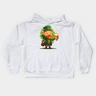 St. Patrick's Day Lucky Leprechaun Kids Hoodie